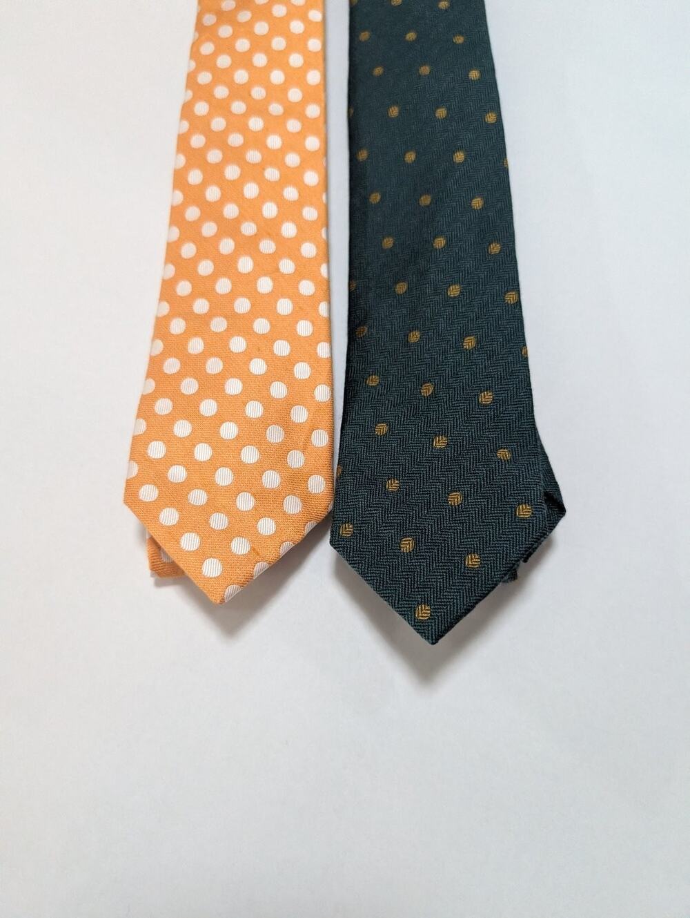 The Tie Bar Men's Silk Blend Polka Dot & Herringbone Dot Necktie Set 2-Pack